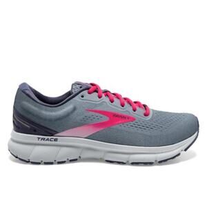 Brooks Trace 120351-1B-033 Women's 9 Sneaker Gray Pink Running